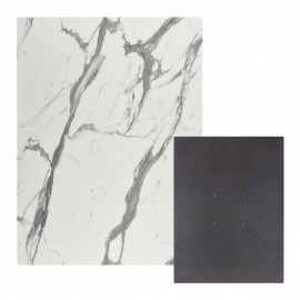 ΕΠΙΦΑΝΕΙΑ ΤΡΑΠΕΖΙΟΥ HPL ΟΡΘΟΓΩΝΙΑ HM6350.31 ΛΕΥΚΟ ΜΑΡΜΑΡΟ 60x80εκ.