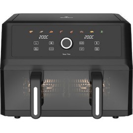 Morris Air Fryer με Διπλό Αποσπώμενο Κάδο 10.4lt Μαύρο MAF-1106C