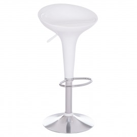 ΣΚΑΜΠΟ ΜΠΑΡ ΠΕΡΙΣΤΡΕΦΟΜΕΝΟ DAISY HM200.22 ABS ΣΕ ΛΕΥΚΟ--ΑΝΑΡΤΗΣΗ 44x38x85Υεκ.