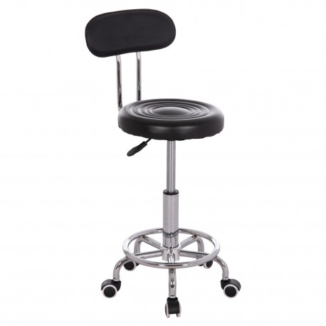 ΣΚΑΜΠΟ ΠΕΡΙΣΤΡΕΦΟΜΕΝΟ ΣΧΕΔΙΑΣΤΗΡΙΟΥ IRIS HM211.21 PU ΜΑΥΡΟ HOMEMARKT 34x43x86,5Υεκ.