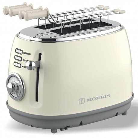 Morris R20829TSC Φρυγανιέρα 2 Θέσεων 850W Μπεζ