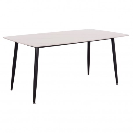 ΤΡΑΠΕΖΙ RAVEN HM18150.01 ΚΕΡΑΜΙΚΟ TOP ΜΕ ΟΨΗ ΛΕΥΚΟ ΜΑΡΜΑΡΟ 160x80x74Υεκ.