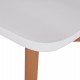 ΣΕΤ ΤΡΑΠΕΖΑΡΙΑΣ 5ΤΜΧ MINIMAL HM21172 MDF TOP ΣΕ ΛΕΥΚΟ-ΣΚΕΛΕΤΟΣ ΣΕ ΦΥΣΙΚΟ ΞΥΛΟΥ