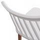 ΣΕΤ ΤΡΑΠΕΖΑΡΙΑΣ 5ΤΜΧ MINIMAL HM21172 MDF TOP ΣΕ ΛΕΥΚΟ-ΣΚΕΛΕΤΟΣ ΣΕ ΦΥΣΙΚΟ ΞΥΛΟΥ