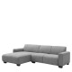 14300032 Καναπές Γωνιακός Αναστρέψιμος ArteLibre TRIANA Γκρι Ύφασμα 287x161x71cm Γκρι