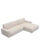 14300033 Καναπές Γωνιακός Αναστρέψιμος ArteLibre TRIANA Μπεζ Ύφασμα 287x161x71cm Μπεζ