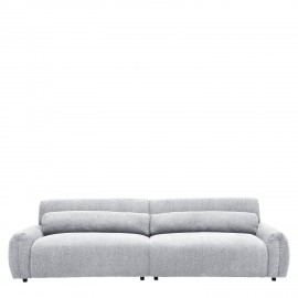 14300038 Καναπές Τετραθέσιος ArteLibre VORTICA Γκρι Ύφασμα 280x85x78cm Γκρι