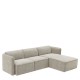 14300040 Καναπές Γωνιακός Αναστρέψιμος ArteLibre MAFFEI Μπεζ Ύφασμα 268x163x76cm Μπεζ