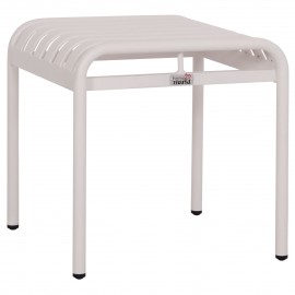 ΣΚΑΜΠΟ ΑΛΟΥΜΙΝΙΟΥ RACHEL HM6340.02 ΛΕΥΚΟ 45x45x46Υεκ.