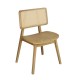Ε7686,2 LORIAN Καρέκλα Τραπεζαρίας, Απόχρωση Φυσικό