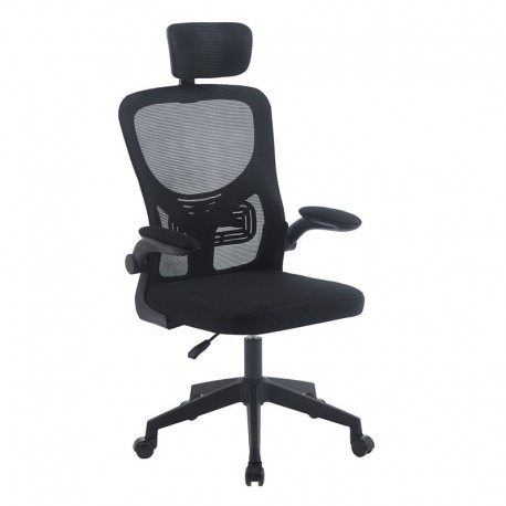 ΕΟ5302,1 BF3055 Πολυθρόνα Γραφείου- Διευθυντή, Mesh Μαύρο