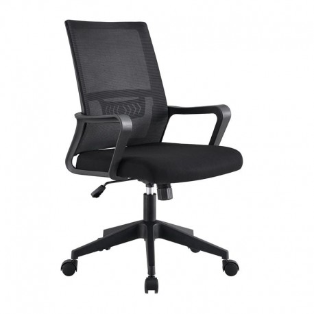 ΕΟ585,1 BF2965 Πολυθρόνα Γραφείου Ύφασμα Μαύρο Mesh