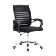 ΕΟ257,1 BF2140 Πολυθρόνα Γραφείου Μέταλλο Χρώμιο, Mesh Μαύρο