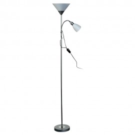 FLC 940 SL ΔΑΠΕΔΟΥ 2/Φ ΓΚΡΙ ΜΕ ΠΛΑΣΤΙΚΑ ΚΑΠΕΛΑ 1ΧΕ27+1ΧΕ14