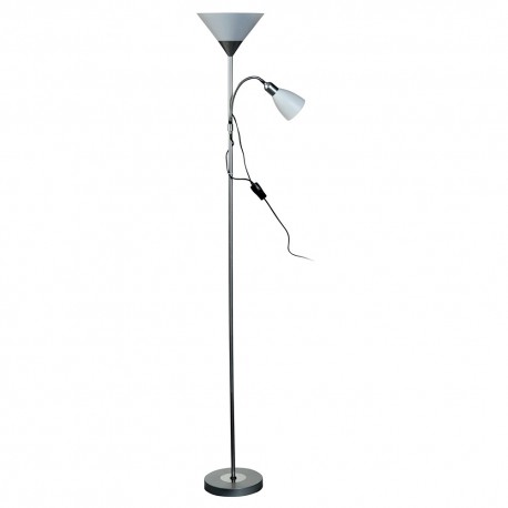 FLC 940 SL ΔΑΠΕΔΟΥ 2/Φ ΓΚΡΙ ΜΕ ΠΛΑΣΤΙΚΑ ΚΑΠΕΛΑ 1ΧΕ27+1ΧΕ14