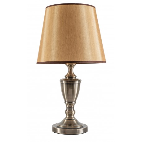 TLC 6840 AB ΕΠΙΤΡ. ΛΑΜΠΑ  ΚΛΑΣΣΙΚΗ ΜΕ ΜΠΕΖ ΧΡΥΣΟ ΚΑΠΕΛΟ 1ΧΕ27