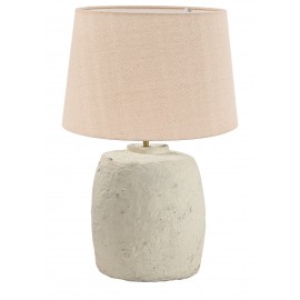 TLI 6344 40BG ΕΠΙΤΡΑΠΕΖΙΑ ΛΑΜΠΑ ΛΕΥΚΗ ΑΠΟ ΑΝΑΚΥΚΛΩΜΕΝΟ ΧΑΡΤΙ ΜΕ ΑΜΠΑΖΟΥΡ ΜΠΕΖ 1ΧΕ27