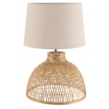 TLC 6825-40 BG ΕΠΙΤΡΑΠΕΖΙΑ ΛΑΜΠΑ ΜΠΑΜΠΟΥ ΦΥΣΙΚΟ ΜΕ ΑΡΑΙΗ ΠΛΕΞΗ ΑΜΠΑΖΟΥΡ ΜΠΕΖ 40ΕΚ 1ΧΕ27