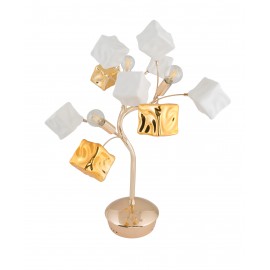 TLC 781-3 ΕΠΙΤΡΑΠΕΖΙΑ ΛΑΜΠΑ 3/Φ ΚΥΒΑΚΙΑ ΧΡΥΣΑ ΚΑΙ ΛΕΥΚΑ 3ΧΕ14