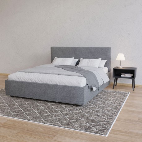 GR-BILL18-M14 Κρεβάτι Billy Γκρι 180x200cm
