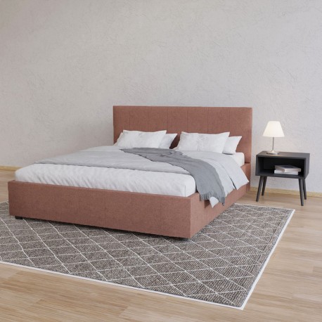 GR-BILL18-M05 Κρεβάτι Billy Τερακότα 180x200cm