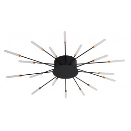 0064186 CCC 709-18 # LED ΟΡΟΦΗΣ ΜΑΥΡΟ ΑΚΤΙΝΕΣ