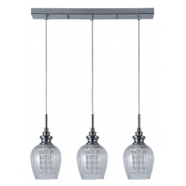 0104532 PDC 1254-3 # ΡΑΓΑ 3/Φ ΝΙΚΕΛ ΜΕ ΚΡΥΣΤΑΛΛΑ ΓΥΑΛΙ ΔΙΑΦΑΝΟ 3XE14