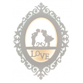 0304153 WLC 163 WH # ΑΠΛΙΚΑ 2/Φ LOVE 6000K/3000K