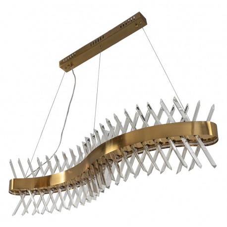 0104411 PDC 679 GD  ΡΑΓΑ LED ΣΤΕΦΑΝΙ ΣΧΗΜΑΤΟ -S- ΚΑΙ  ΚΡΥΣΤΑΛΛΑ