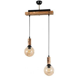 0103458 PDT 2061-2S  ΡΑΓΑ 2/Φ ΚΡΕΜ. ΛΕΠΤ/ΡΕΙΑ ΞΥΛΟ ΜΕ ΜΕΛΙ ΓΥΑΛΙ  2ΧΕ27