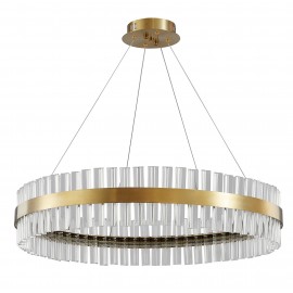 0104507 PDC 707-80  LED ΣΤΡΟΓΓΥΛΟ Φ80 ΜΕ ΚΡΥΣΤΑΛΛΑ