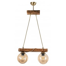 0103457 PDT 2059-2 ΡΑΓΑ 2/Φ ΞΥΛΙΝΗ ΜΕ ΜΕΛΙ ΓΥΑΛΙ 2ΧΕ27