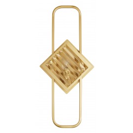 0304186 WLC 2473 ΑΠΛΙΚΑ ΧΡΥΣΗ ΠΑΡΑΛ/ΜΗ ΜΕ ΤΕΤΡΑΓΩΝΟ ΠΛΑΙΣΙΟ ΚΡΥΣΤΑΛΛΟ 2ΧΕ14