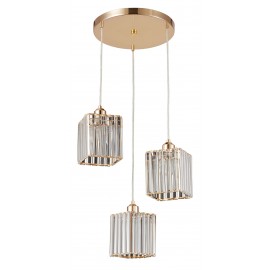 0104510 PDC 6169-3 3/Φ ΚΡΕΜ. ΧΡΥΣΟ ΚΥΒΟΙ ΚΡΥΣΤΑΛΙΝΟΙ 3ΧΕ27