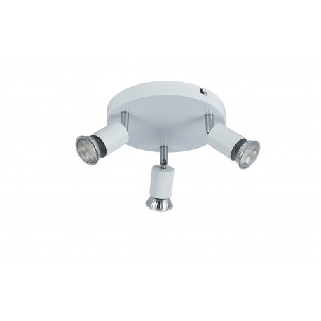 0064193 CCC 5215-3 WH 3/Φ ΟΡΟΦΗΣ ΣΠΟΤ ΛΕΥΚΟ 3ΧGU10