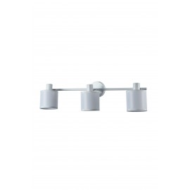 0064190 WLC 5216-3 WH 3/Φ ΡΑΓΑ ΣΠΟΤ ΛΕΥΚΟ ΜΕ ΛΕΥΚΟ ΥΦΑΣΜΑΤΙΝΟ ΚΑΠΕΛΟ 3ΧΕ14