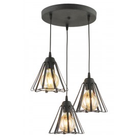 0103524 PDT 1255-3 BK 3/Φ ΤΡΙΓΩΝΑ ΣΕ ΡΟΖΕΤΑ 3ΧΕ27