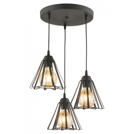 0103524 PDT 1255-3 BK 3/Φ ΤΡΙΓΩΝΑ ΣΕ ΡΟΖΕΤΑ 3ΧΕ27