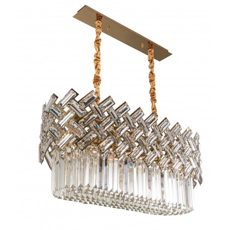 0104515 PDC 2093-7 GD ΠΟΛΥΕΛΑΙΟΣ ΡΑΓΑ ΜΕ ΣΤΑΥΡΩΤΑ ΚΡΥΣΤΑΛΑ 7 Χ Ε14