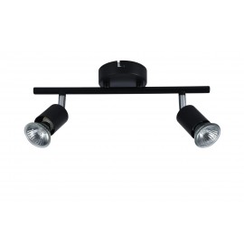 0064207 WLC 5215-2 ΒΚ ΣΠΟΤ ΡΑΓΑ 2/Φ ΜΑΥΡΟ 2ΧGU10