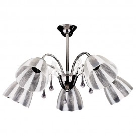 0103233 PDT 194-5 ΠΟΛΥΦΩΤΟ ΝΙΚΕΛ ΛΕΥΚΟ/ΔΙΑΦΑΝΟ ΓΥΑΛΙ 5ΧΕ27