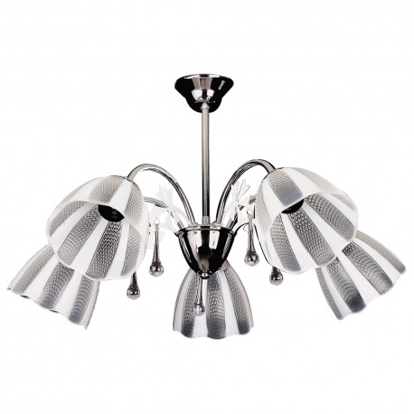 0103233 PDT 194-5 ΠΟΛΥΦΩΤΟ ΝΙΚΕΛ ΛΕΥΚΟ/ΔΙΑΦΑΝΟ ΓΥΑΛΙ 5ΧΕ27