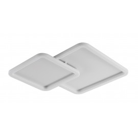 0064206 CCC 714-2 ΠΛΑΦΟΝΙΕΡΑ LED ΛΕΥΚΗ ΔΙΠΛΗ ΤΕΤΡΑΓΩΝΗ