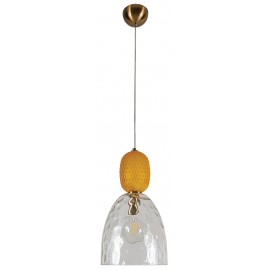 0084643 PDC 1281 HN 1/Φ ΣΦΥΡΙΛΑΤΟ ΓΥΑΛΙ ΜΕ ΔΙΑΚΟΣΜΗΤΙΚΟ ΜΕΛΙ ΓΥΑΛΙ 1xE27