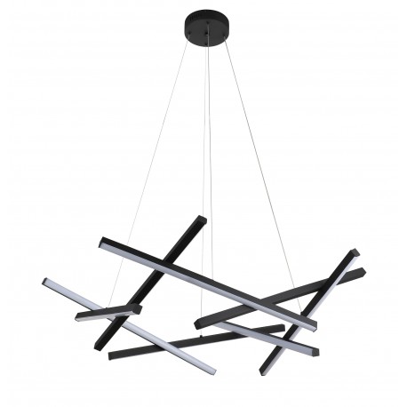 0104562 PDC 551-85 BK  LED ΠΟΛΥΦΩΤΟ 85ΕΚ ΜΑΥΡΟ ΤΡΙΛΙΖΑ 96W 3000K