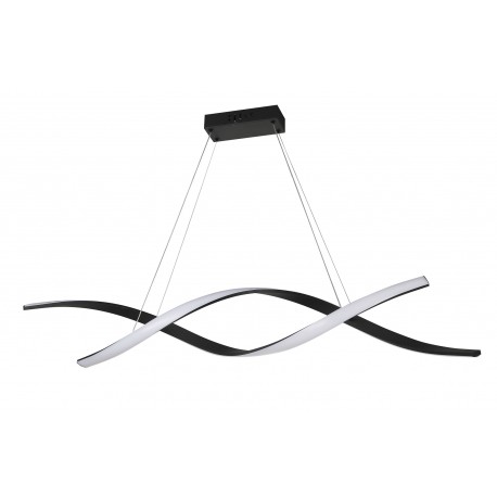 0104559 PDC 669 BK LED ΚΡΕΜΑΣΤΟ ΜΑΥΡΟ ΣΧΕΔΙΟ DNA 44W 3000K