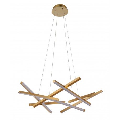 0104561 PDC 551-70 GD LED ΠΟΛΥΦΩΤΟ 70ΕΚ ΧΡΥΣΟ ΤΡΙΛΙΖΑ 80W 3000K