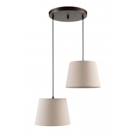 0106605 PDA 140-2 BG ΡΟΥΣΤΙΚ 2/Φ ΣΚΟΥΡΙΑ ΡΟΖΕΤΑ 25 ΒG ΚΑΠΕΛΑ 2xE-27 40W