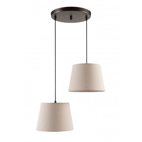 0106605 PDA 140-2 BG ΡΟΥΣΤΙΚ 2/Φ ΣΚΟΥΡΙΑ ΡΟΖΕΤΑ 25 ΒG ΚΑΠΕΛΑ 2xE-27 40W