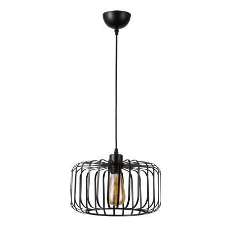 0114072 PDC 6112 BK 1/Φ ΜΕΤΑΛΛΙΚΟ ΜΑΥΡΟ ΣΧ. ΚΛΟΥΒΙ  Ε27